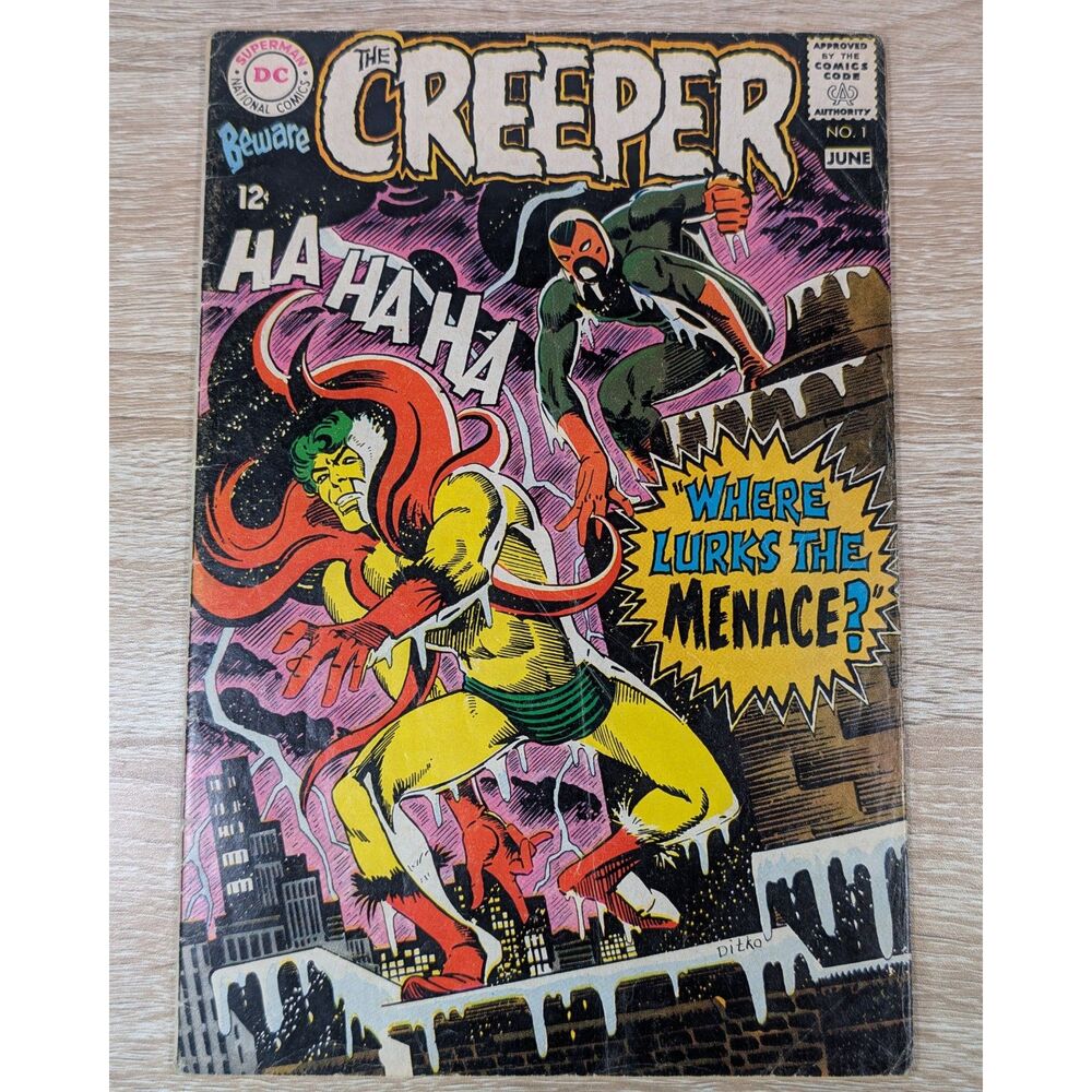 The Creeper #1 June 1968 DC Comics Silver Age Steve Ditko Art Origin Issue